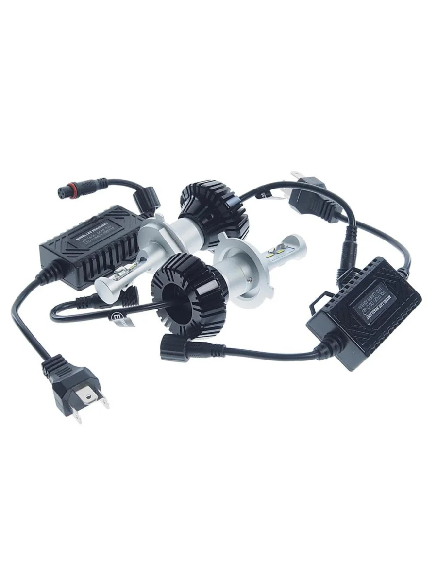 Лампа светодиодная 12V H4 P43t-38 6200K 12 светодиодов (2шт.) MEGAPOWER  в Керчи Республика Крым