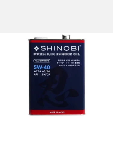 Масло моторное SHINOBI 5W-40 A3B4 SNCF 4л