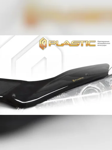 Дефлектор капота (exclusive) CA-Plastic (Classic черный) Foton Toano цельнометаллический фургон (2023-2025)