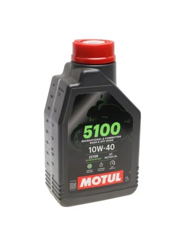 Масло моторное для 4-х тактных двигателей 5100 ESTER 4T 10W40 псинт.1л MOTUL