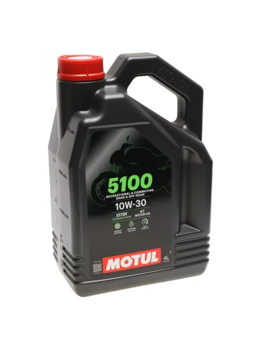 Масло моторное для 4-х тактных двигателей 5100 4T 10W30 псинт.4л MOTUL