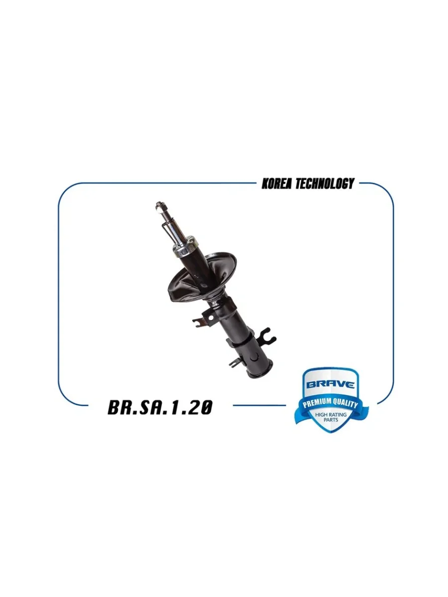 Амортизатор передний LH Brave Chevrolet Aveo T200 седан (2003-2008)  В Кинешме Ивановской области