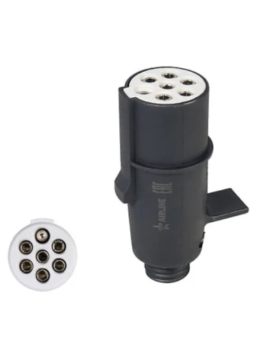 Вилка Airline Черный ATE-41 7 pin  