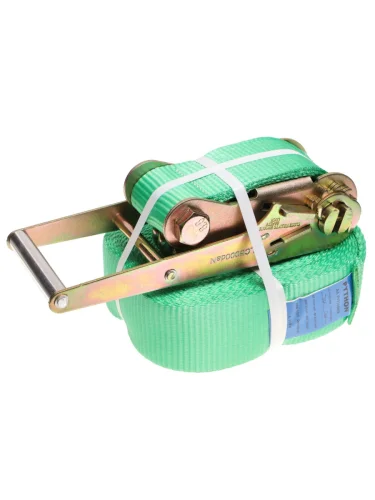 Стяжка крепления груза 20т 15м-75мм с храповиком Python РОМЕК