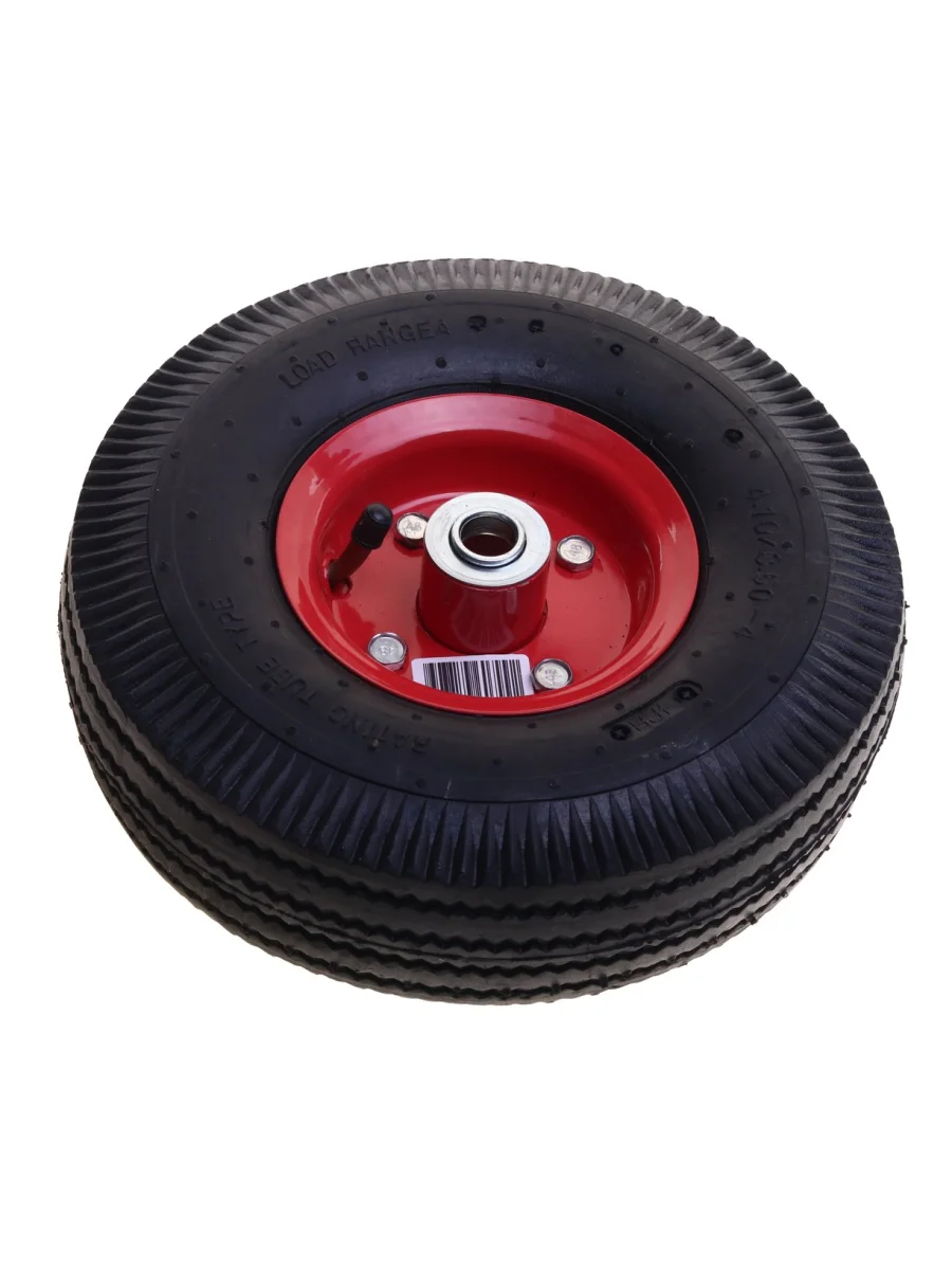 Колесо для тележки d=250 без кроншт. пневматическое 3.50-4 резина черный МФК  в Керчи Республика Крым