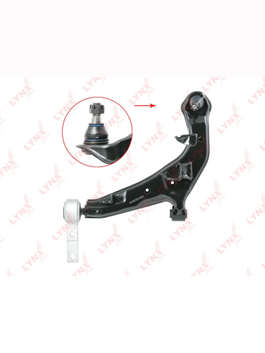 Рычаг подвески NISSAN Primera (99-) передней нижний левый LYNX  в Керчи Республика Крым