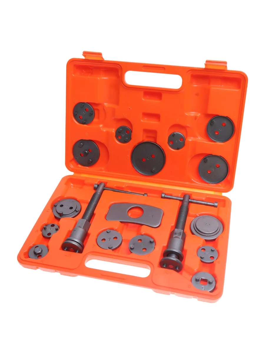 Набор инструментов для сведения тормозных цилиндров 18 предметов (правыйлевый привод) PARTNER  в Керчи Республика Крым