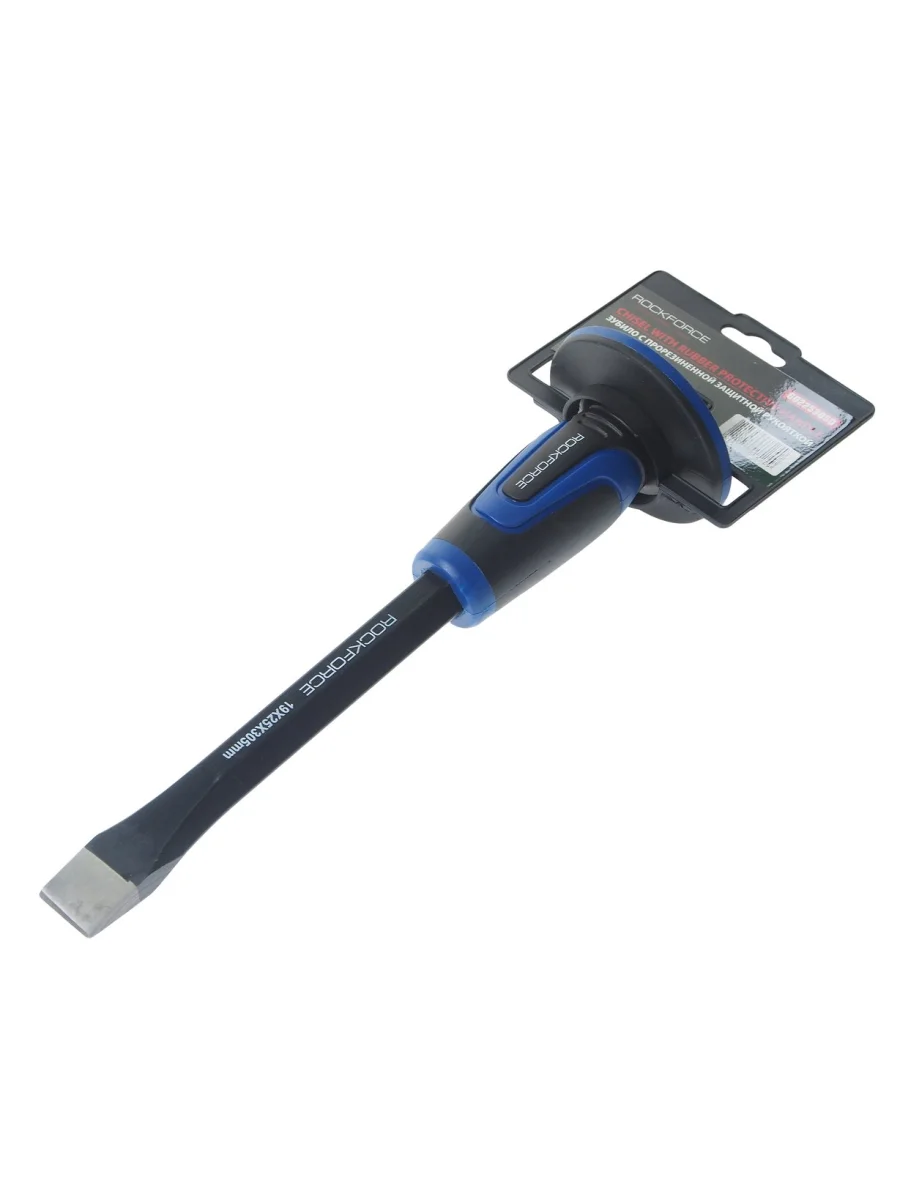 Зубило 305х25мм с прорезиненной ручкой ROCKFORCE  в Керчи Республика Крым