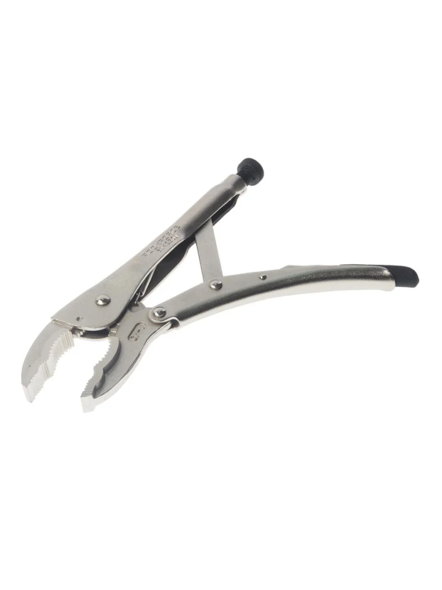 Зажим грейферный 10"-250мм с двойным овальным захватом в блистере ROCKFORCE  в Керчи Республика Крым