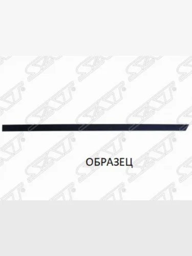 Передняя правая накладка двери SAT (черная) Hyundai Santa Fe TM дорестайлинг (2018-2021)