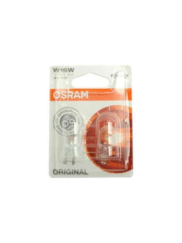 Лампа 12V W16W W2.1x9.5d блистер (2шт.) OSRAM