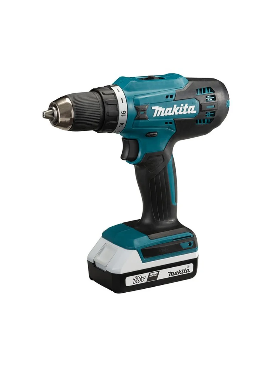 Дрель-шуруповерт аккумуляторный 18.0В 2.0Ач (2 АКБ Li-Ion, кейс) MAKITA  в Керчи Республика Крым