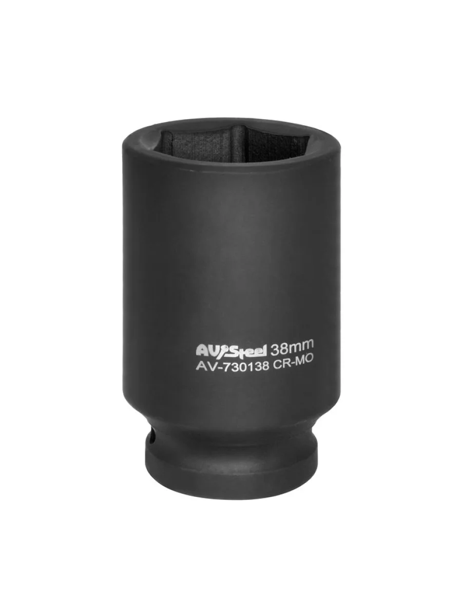 Головка торцевая 34" 38мм L=60мм глубокая AV STEEL  в Керчи Республика Крым