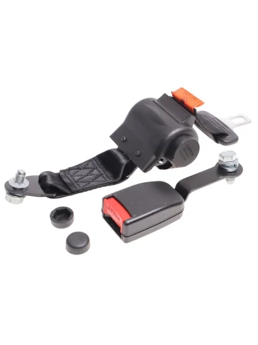 Ремень КАМАЗ УРАЛ безопасности 2-х точ. авт. катушка на ленте L=1.1м с зам-кр L=230мм в сборе СИБЕКО