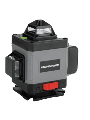 Нивелир лазерный аккумуляторный 3.7В 4.0Ач (2 АКБ Li-Ion) 50м 4 плоскости 16 лучей PROFIPOWER