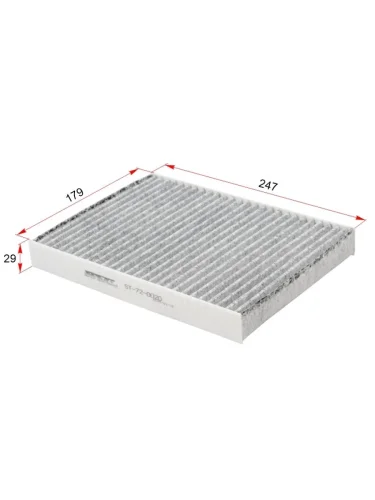 Фильтр салонный TOYOTA LAND CRUISER 300 21-CROWN 22 -18(угольный)