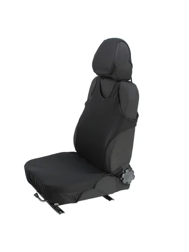 Авточехлы (майка) на передние сиденья полиэстр черные (4 предм.) Standart PREMIER