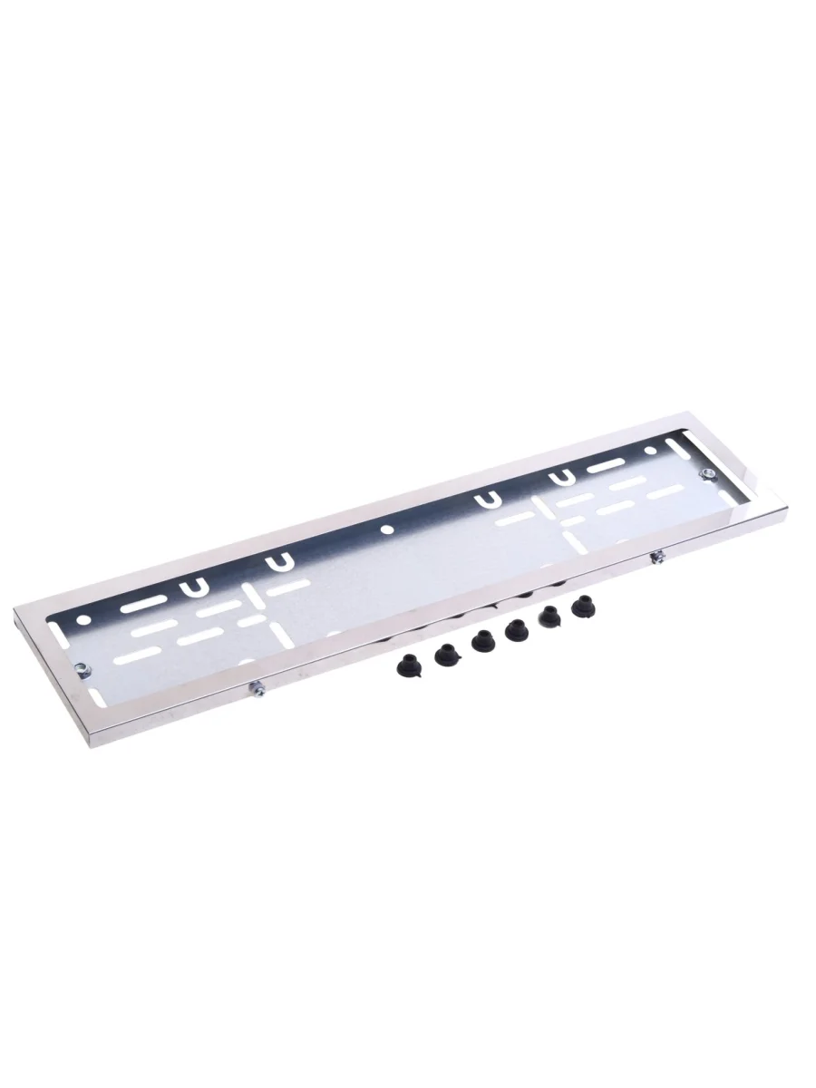 Рамка знака номерного нержавеющая сталь черная TORINO  в Керчи Республика Крым