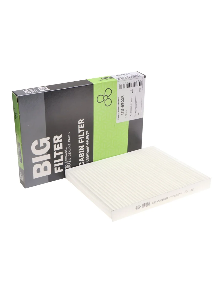 Фильтр воздушный салона УАЗ Патриот NEW (16-) BIG FILTER  в Керчи Республика Крым