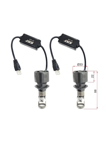 Лампа (H7 LED Комплект 40W 6500K линза)