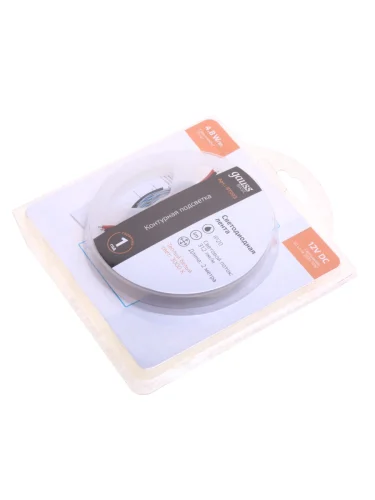 Лента светодиодная гибкая 4.8W 2м IP20 12V теплый белый (блистер) Basic GAUSS
