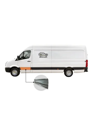 Вставка под молдинг двери водительской Mercedes Sprinter 906 maxi