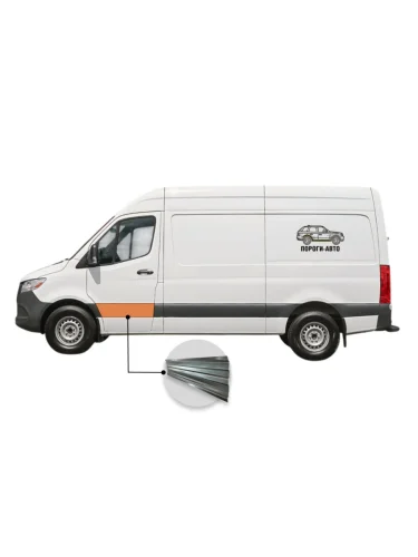 Вставка под молдинг двери водительской Mercedes Sprinter 906 mini