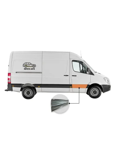 Вставка под молдинг двери пассажирской Volkswagen Crafter mini