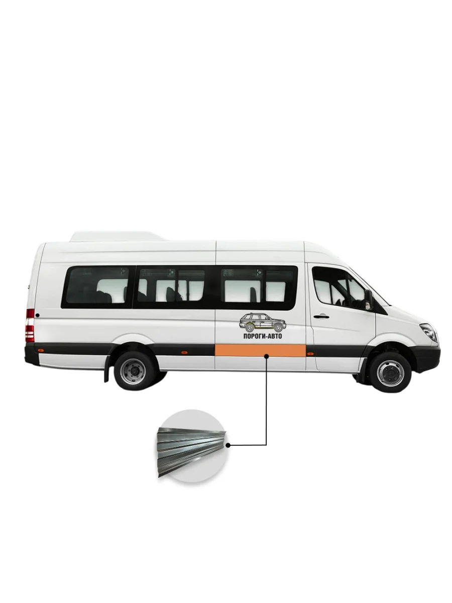 Вставка под молдинг двери откатной Volkswagen Crafter maxi long  с доставкой в г. Керчь