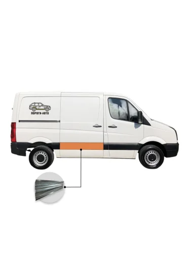 Вставка под молдинг двери откатной Volkswagen Crafter super mini