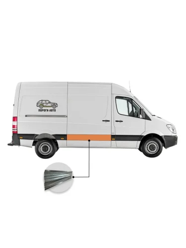 Вставка под молдинг двери откатной Mercedes Sprinter 906 mini