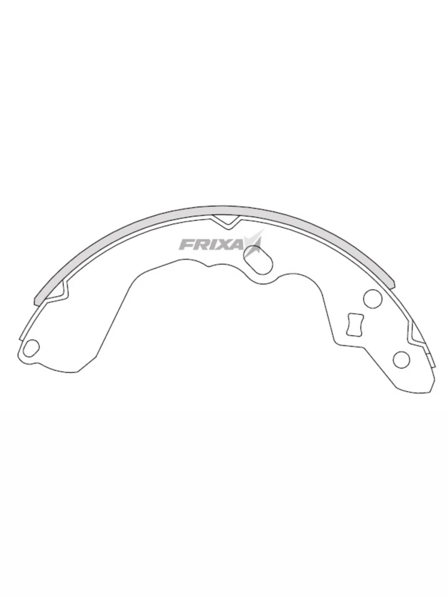 Колодки тормозные KIA Carens (-06), Clarus (-00) задние барабанные (4шт.) FRIXA  в Керчи Республика Крым
