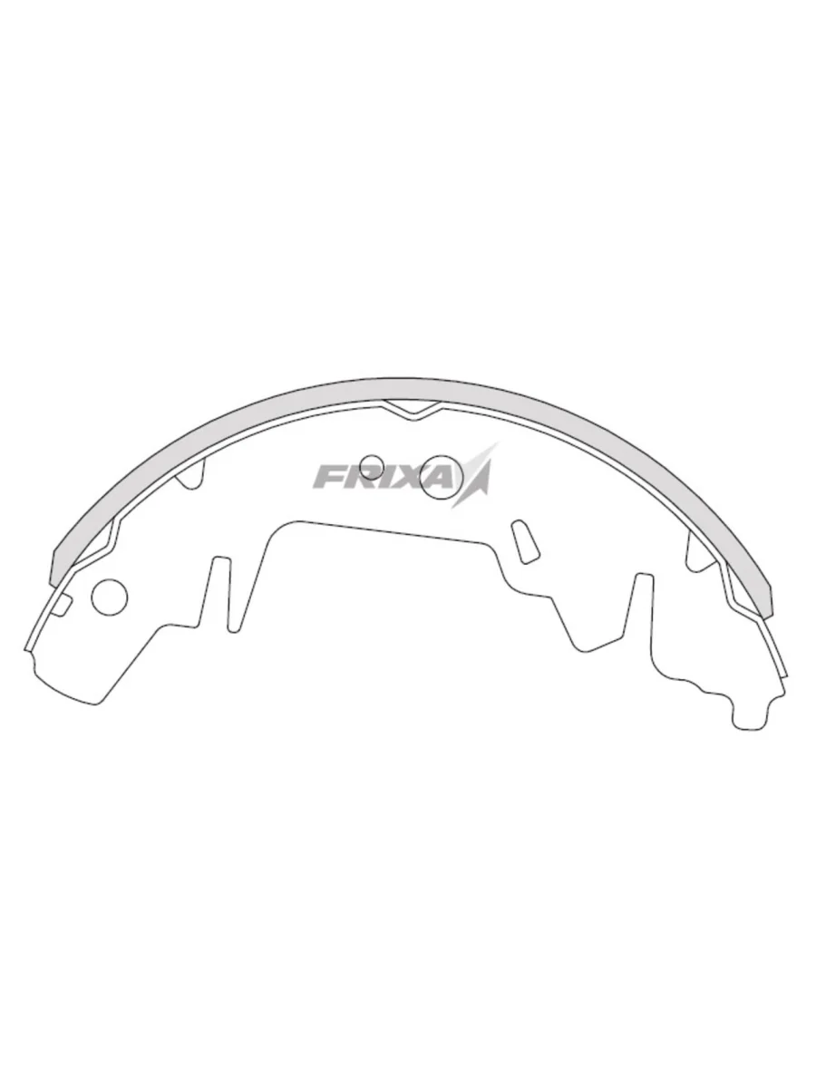 Колодки тормозные KIA Carnival (01-) задние барабанные (4шт.) FRIXA  в Керчи Республика Крым