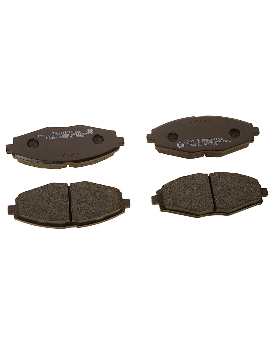 Колодки тормозные DAEWOO Nexia 16V,Matiz (98-) CHEVROLET Lanos передние (4шт.) FRIXA  в Керчи Республика Крым