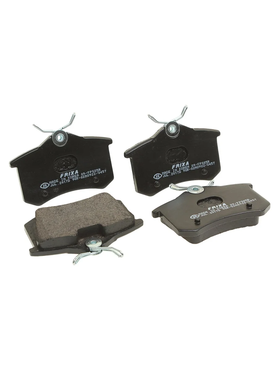 Колодки тормозные VW Golf (95-) AUDI A4 (01-) PEUGEOT 307 (01-) задние (4шт.) FRIXA  в Керчи Республика Крым