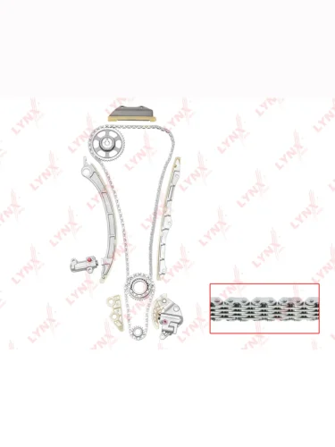 Комплект цепи ГРМ HONDA Accord (08-13) (2.4) (2 цепи+башмак натяж+3 успокоит+2 натяж+3 звезды) LYNX