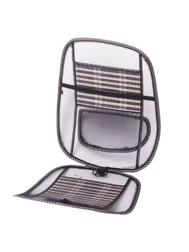 Накидка на сиденье массажная бамбуковая черная FENOX