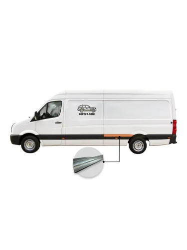 Вставка под молдинг кармана перед задним левым колесом верхняя Volkswagen Crafter maxi