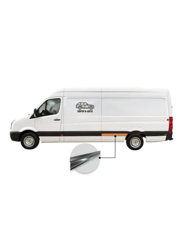 Вставка под молдинг кармана перед задним левым колесом нижняя Volkswagen Crafter maxi