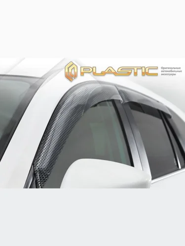 Ветровики дверей Серия Art графит Chevrolet Lanos  2005-2009