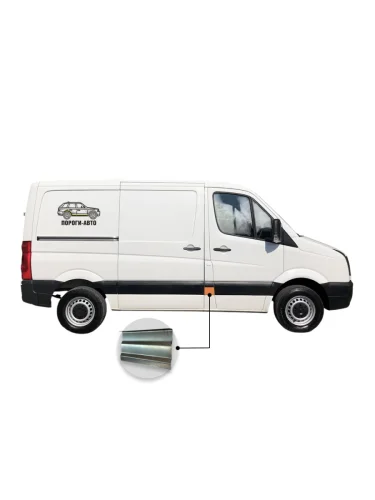 Вставка под молдинг кармана после пассажирской двери нижняя Volkswagen Crafter super mini