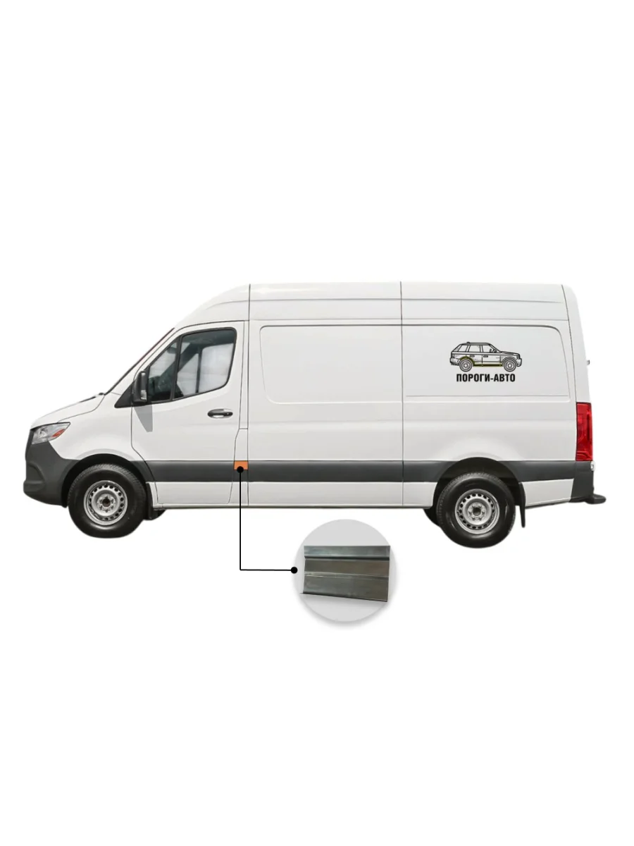 Вставка под молдинг кармана после водительской двери верхняя Mercedes Sprinter 906 mini  в Самаре Самарской области
