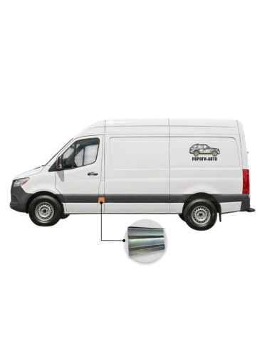 Вставка под молдинг кармана после водительской двери нижняя Volkswagen Crafter mini