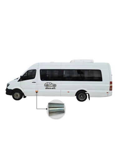 Вставка под молдинг кармана после водительской двери нижняя Mercedes Sprinter 906 maxi long