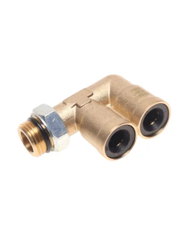 Соединитель трубки ПВХ полиамид d=10мм-10мм (наружная резьба) М16х1.5 F-образный латунь STARTEC