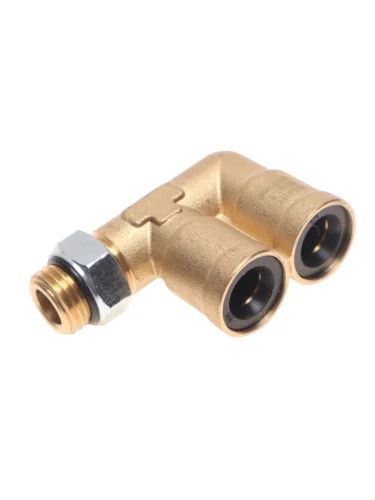 Соединитель трубки ПВХ,полиамид d=10мм-10мм (наружная резьба) М14х1.5 F-образный латунь STARTEC