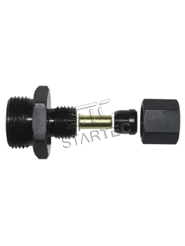 Соединитель трубки ПВХ,полиамид d=12х1.5мм (наружная резьба) М12х1.5 прямой разб.метал STARTEC