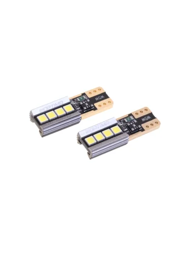 Лампа светодиодная 12V W5W T10 W2.1x9.5d 4000K бокс (2шт.) OPTIMA