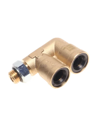 Соединитель трубки ПВХ полиамид d=12мм-12мм (наружная резьба) М12х1.5 F-образныйлатунь STARTEC