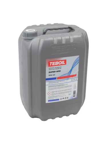 Масло дизельное SUPER HPD CI-4E7VDS-3 10W40 псинт.20л17кг TEBOIL